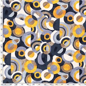 WOVEN VISCOSE STRETCH ABSTRACT