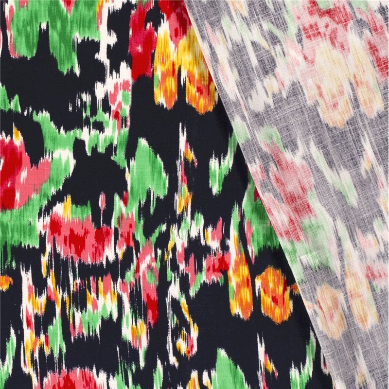 WOVEN VISCOSE STRETCH ABSTRACT