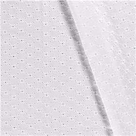 POPLIN EMBROIDERY FLOWERS [14M/ROLL]