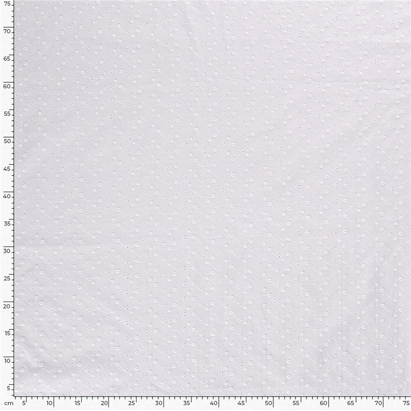 POPLIN EMBROIDERY FLOWERS [14M/ROLL]