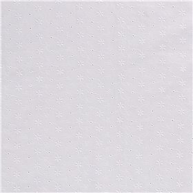 POPLIN EMBROIDERY STARS [14M/ROLL]