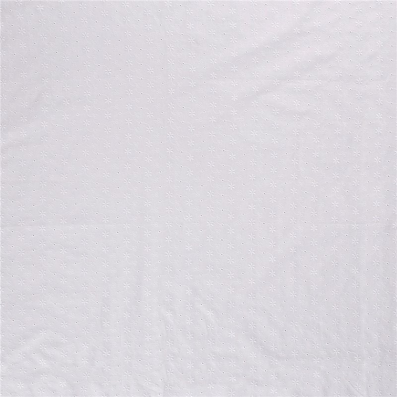 POPLIN EMBROIDERY STARS [14M/ROLL]