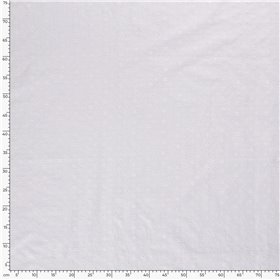 POPLIN EMBROIDERY STARS [14M/ROLL]