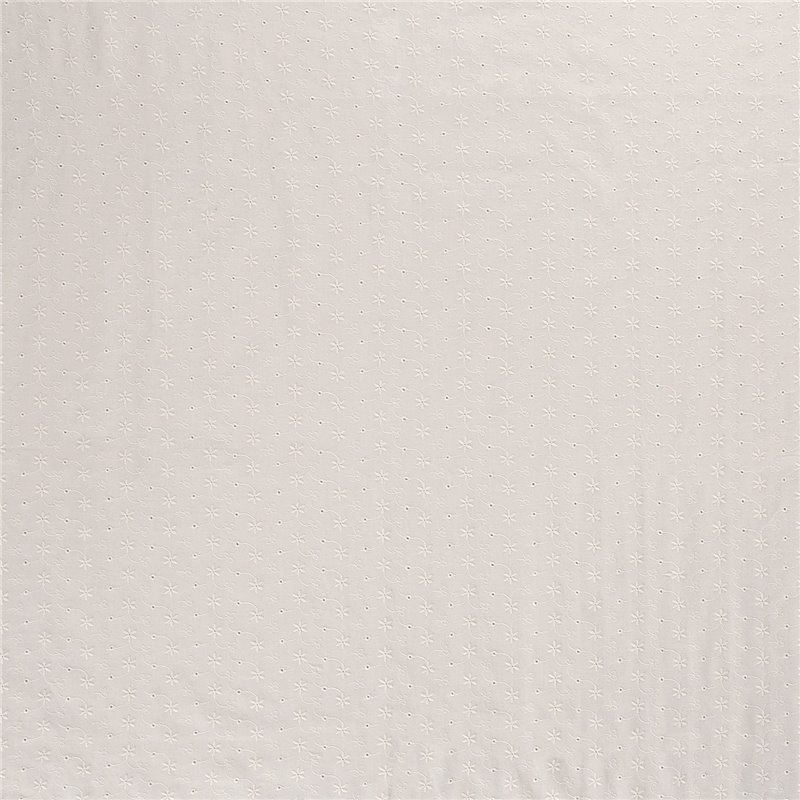 POPLIN EMBROIDERY STARS [14M/ROLL]
