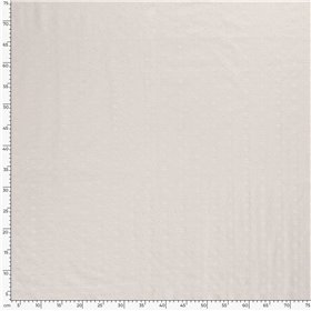 POPLIN EMBROIDERY STARS [14M/ROLL]