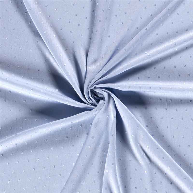 WOVEN VISCOSE DOBBY DOT