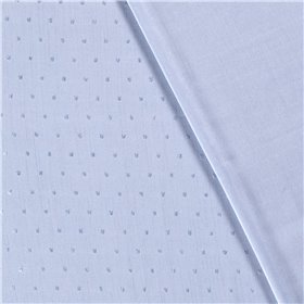 WOVEN VISCOSE DOBBY DOT