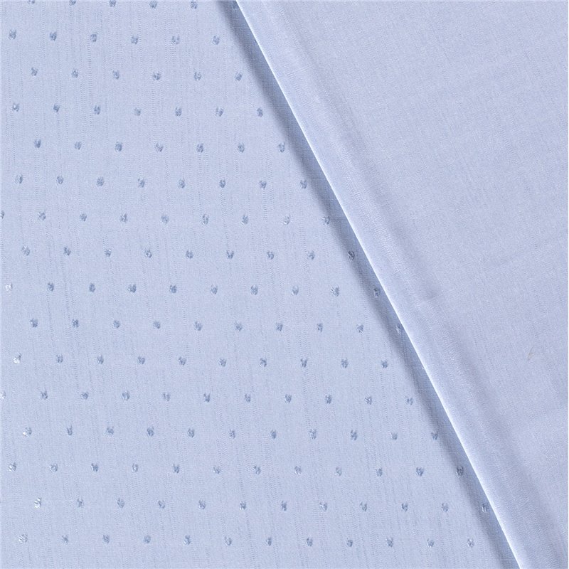 WOVEN VISCOSE DOBBY DOT