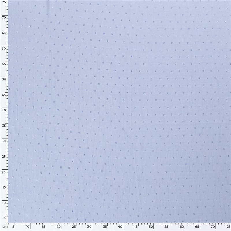 WOVEN VISCOSE DOBBY DOT