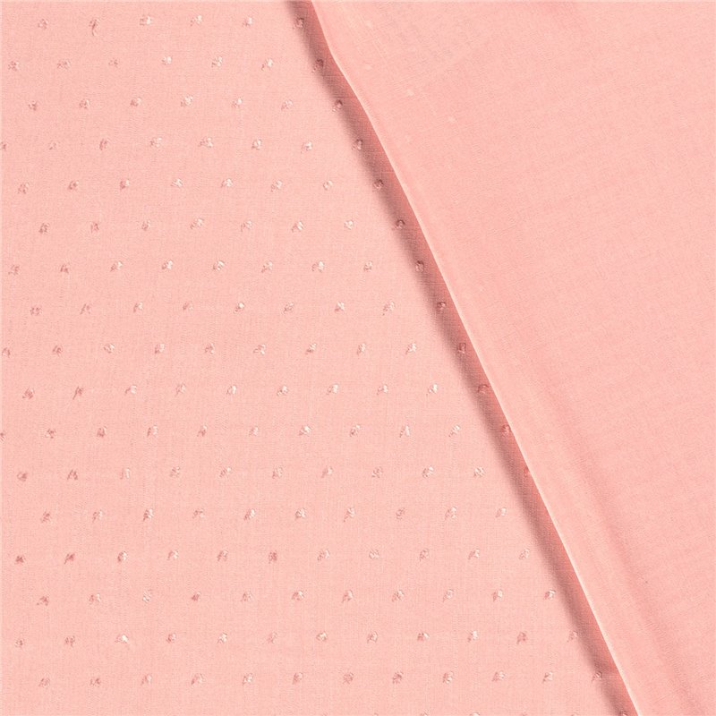 WOVEN VISCOSE DOBBY DOT