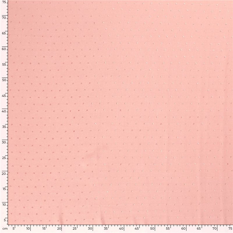 WOVEN VISCOSE DOBBY DOT
