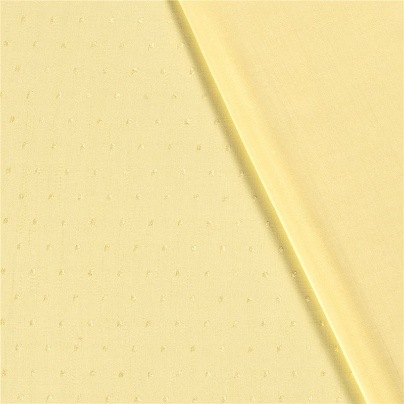 WOVEN VISCOSE DOBBY DOT