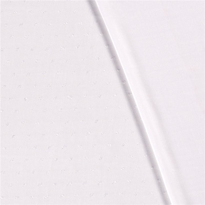 WOVEN VISCOSE DOBBY DOT
