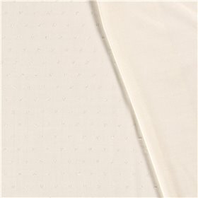 WOVEN VISCOSE DOBBY DOT