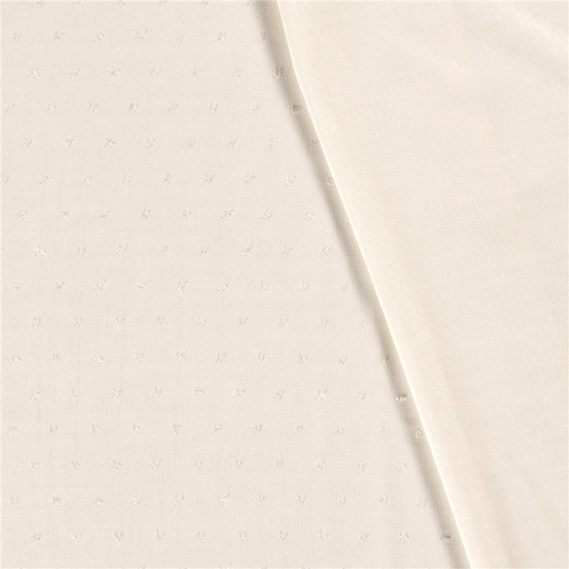 WOVEN VISCOSE DOBBY DOT