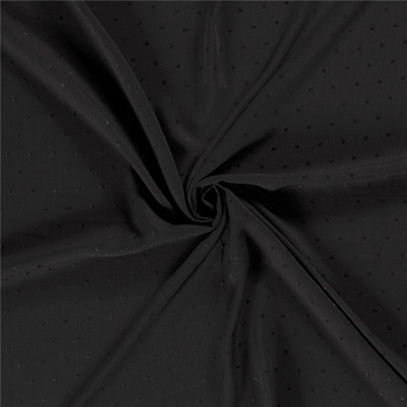 WOVEN VISCOSE DOBBY DOT