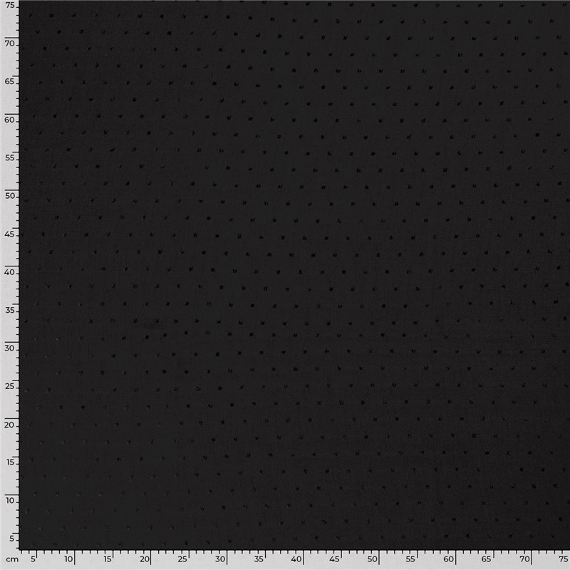 WOVEN VISCOSE DOBBY DOT
