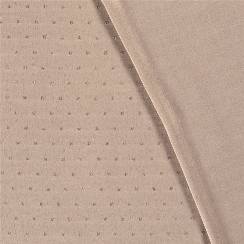 WOVEN VISCOSE DOBBY DOT