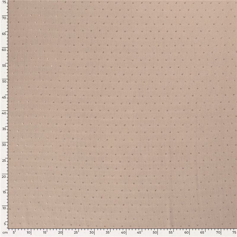 WOVEN VISCOSE DOBBY DOT