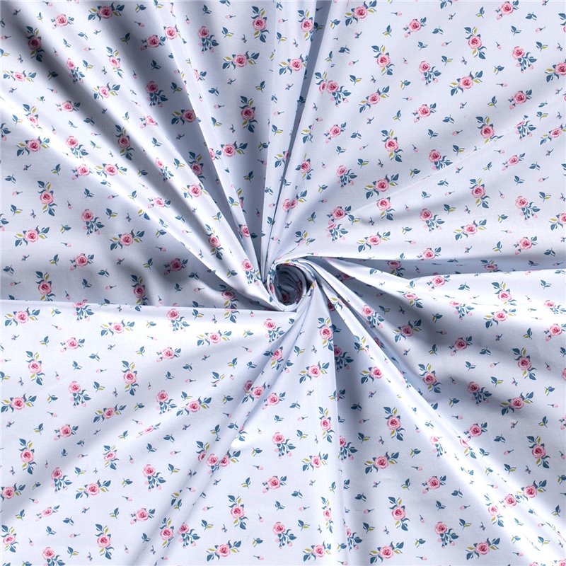 POPLIN MILLE FLEUR 1 ROSES