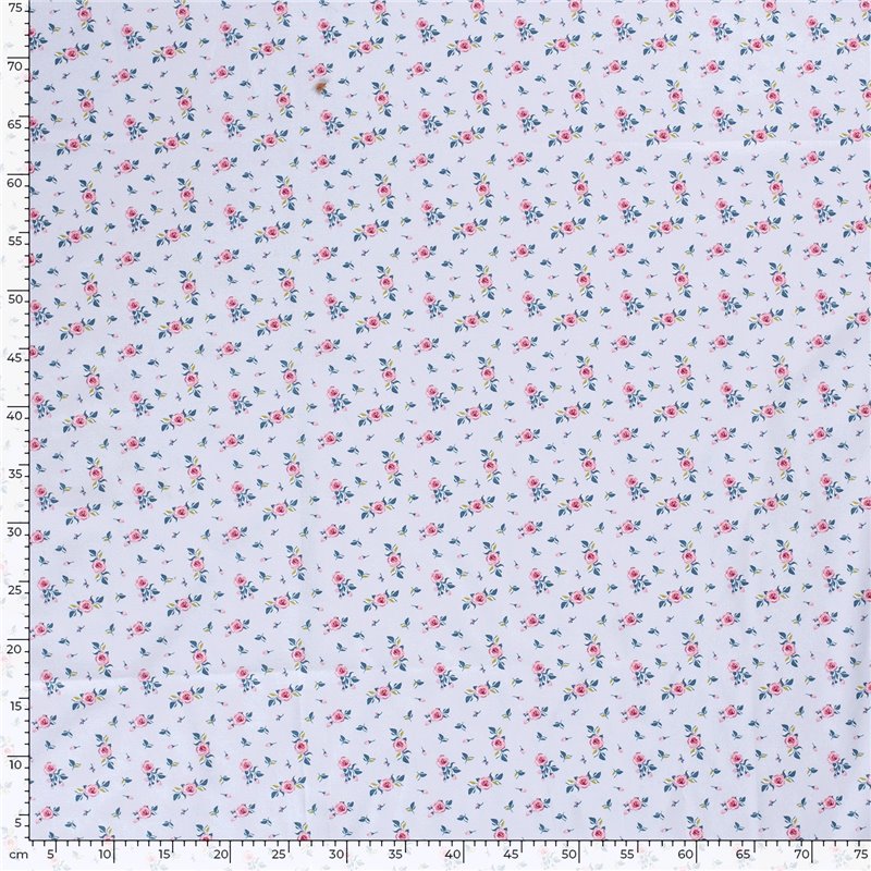 POPLIN MILLE FLEUR 1 ROSES