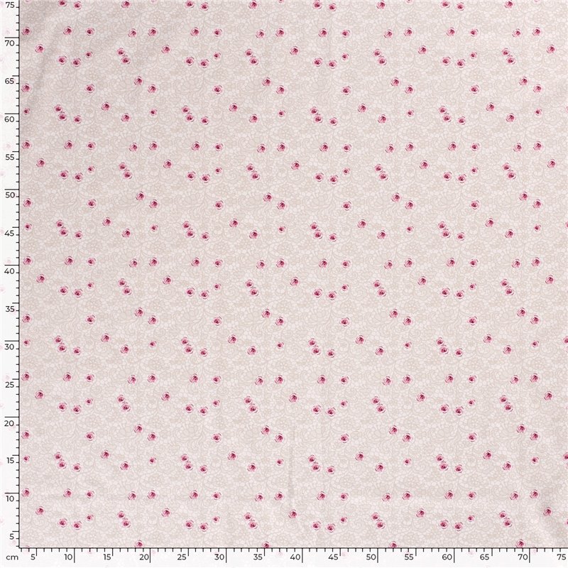 POPLIN MILLE FLEUR 1 LACE
