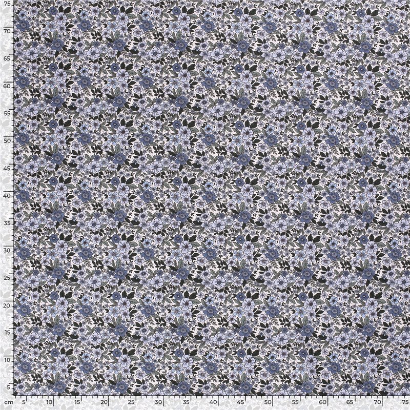 POPLIN MILLE FLEUR 2 FLOWERS