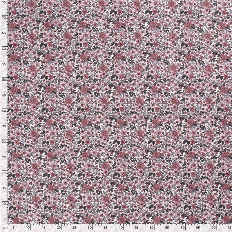 POPLIN MILLE FLEUR 2 FLOWERS