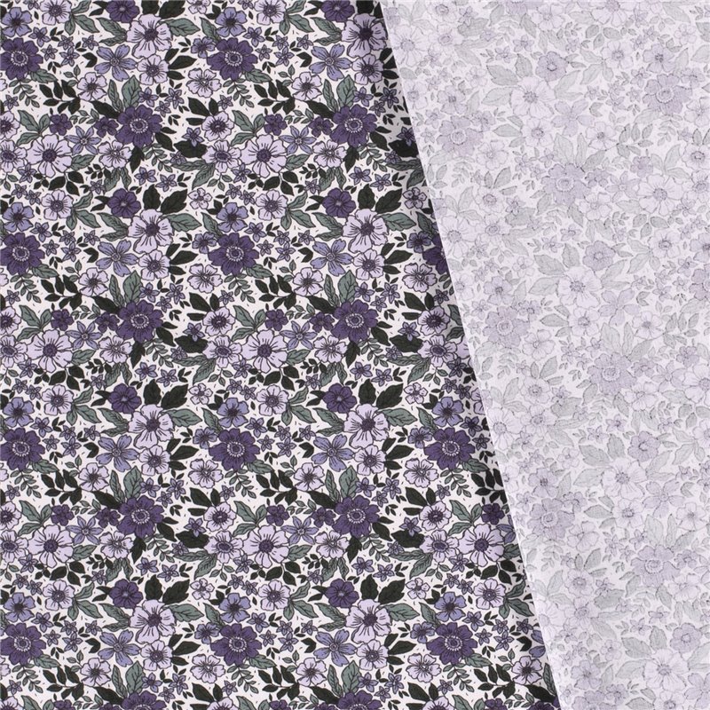 POPLIN MILLE FLEUR 2 FLOWERS
