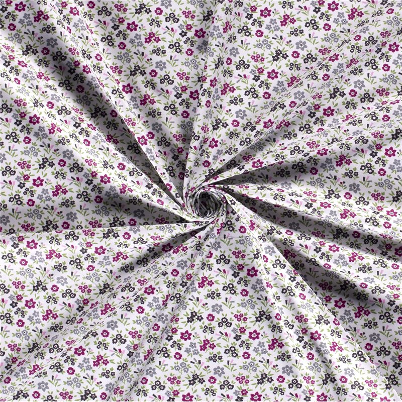 POPLIN MILLE FLEUR 3 FLOWERS