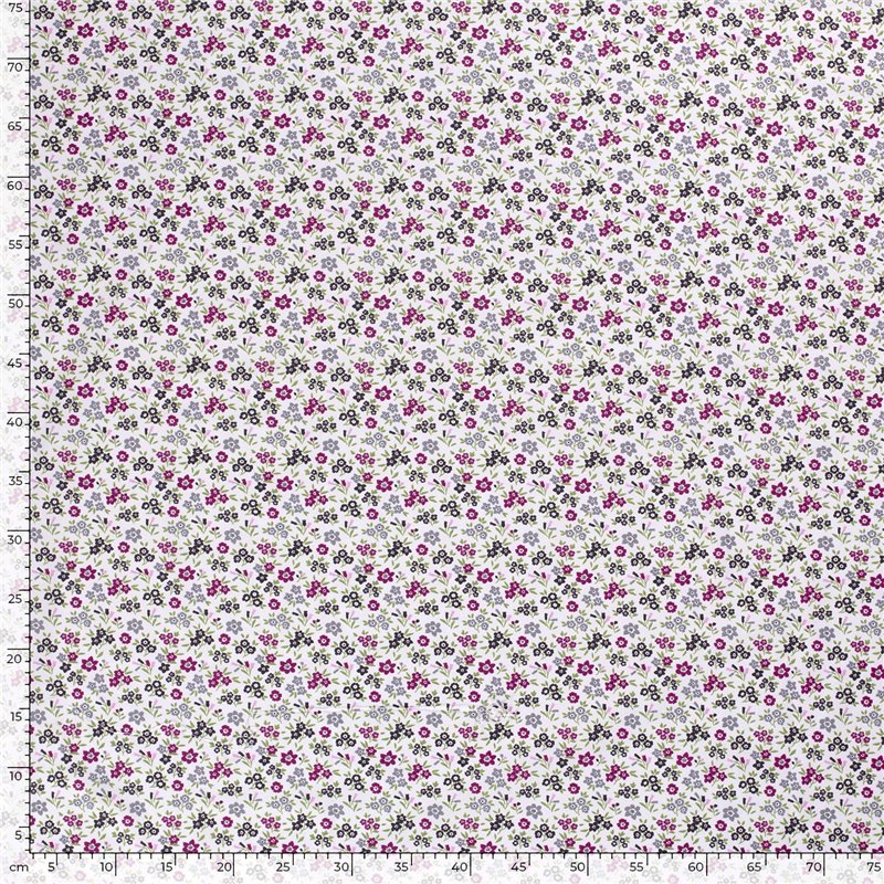 POPLIN MILLE FLEUR 3 FLOWERS