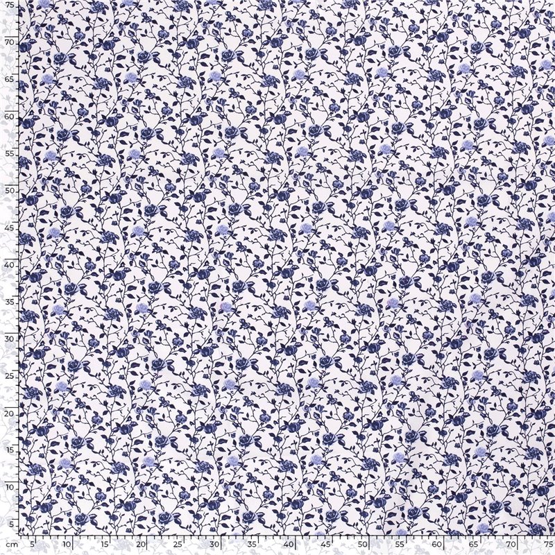 POPLIN MILLE FLEUR 6 FLOWERS