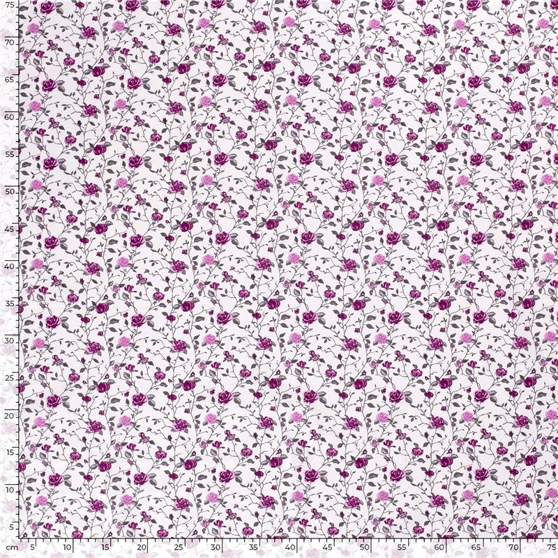 POPLIN MILLE FLEUR 6 FLOWERS
