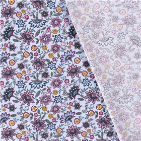 POPLIN MILLE FLEUR 8 FLOWERS BATIC