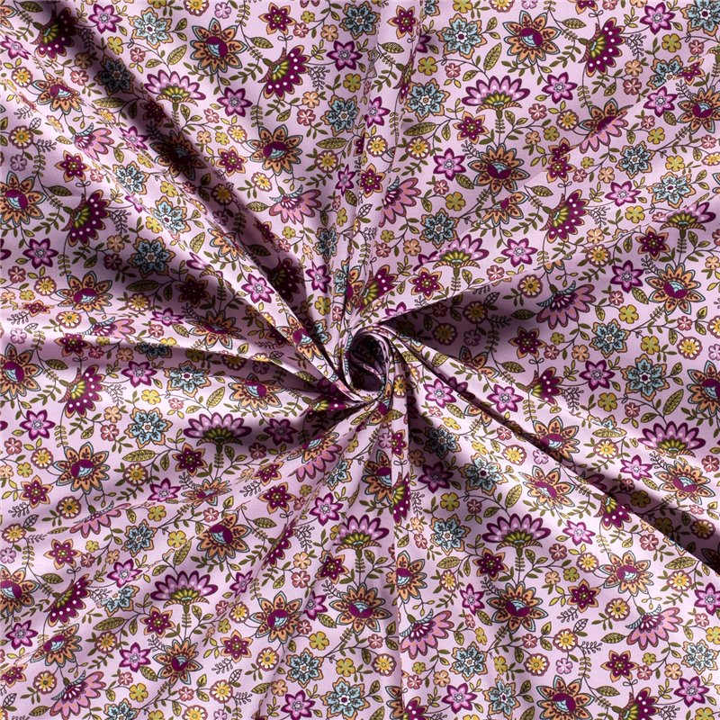 POPLIN MILLE FLEUR 8 FLOWERS BATIC