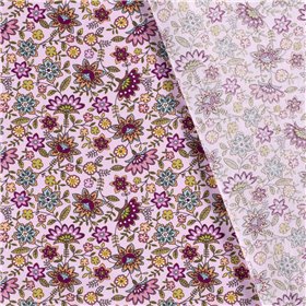 POPLIN MILLE FLEUR 8 FLOWERS BATIC