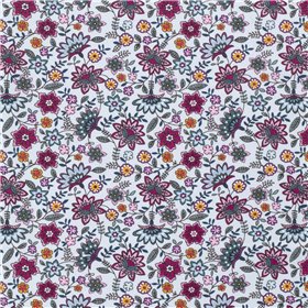 POPLIN MILLE FLEUR 8 FLOWERS BATIC