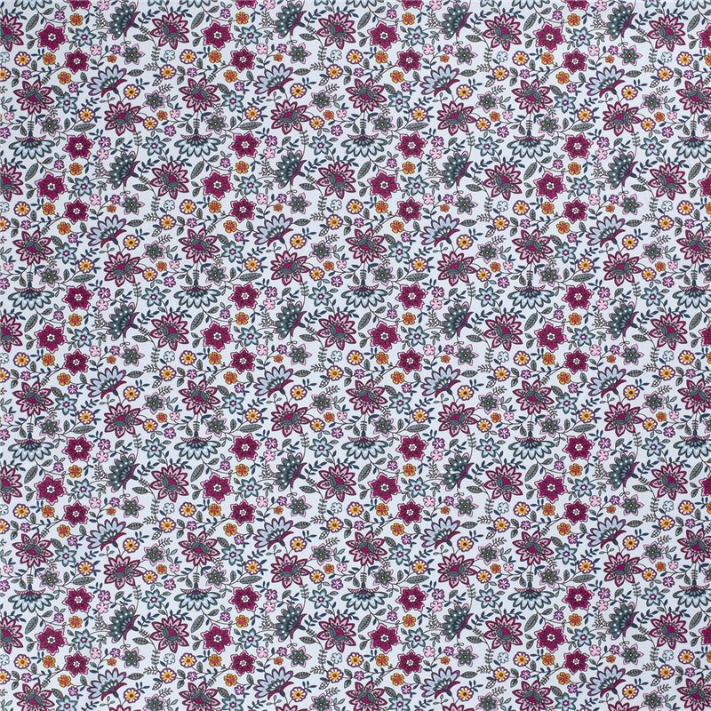 POPLIN MILLE FLEUR 8 FLOWERS BATIC