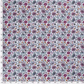 POPLIN MILLE FLEUR 8 FLOWERS BATIC