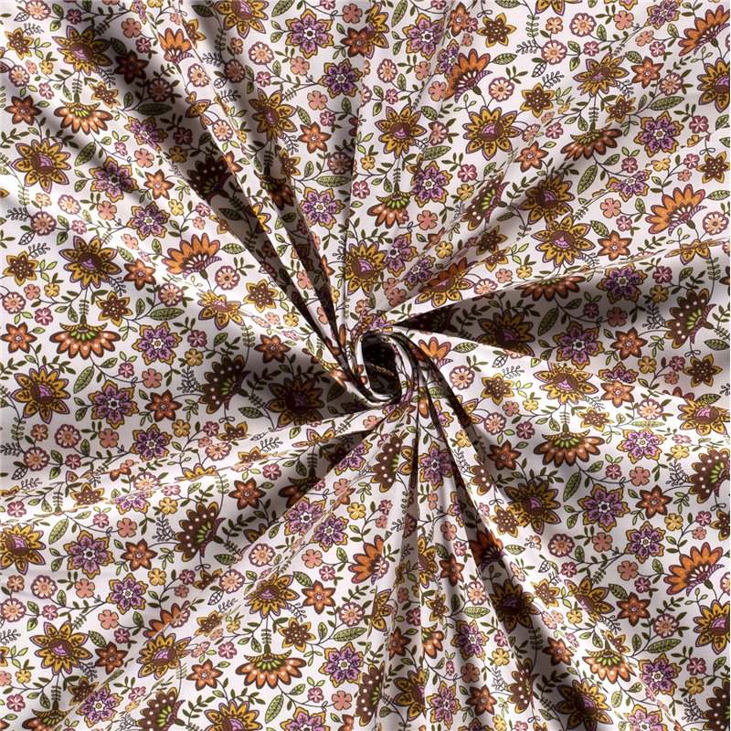 POPLIN MILLE FLEUR 8 FLOWERS BATIC