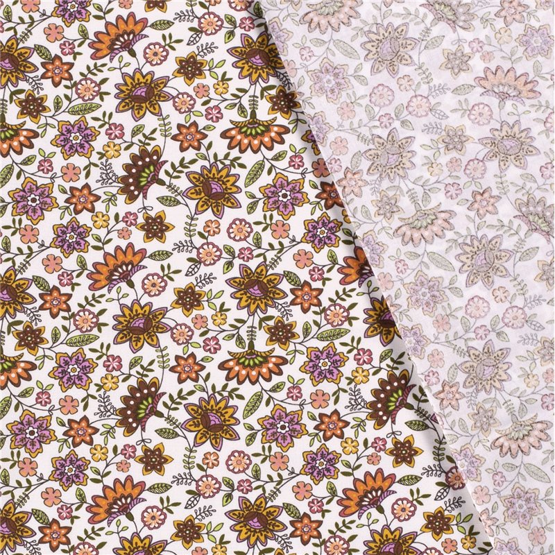POPLIN MILLE FLEUR 8 FLOWERS BATIC