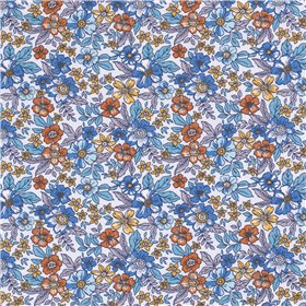 POPLIN MILLE FLEUR 9 FLOWERS