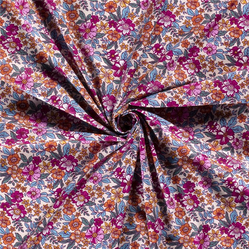 POPLIN MILLE FLEUR 9 FLOWERS