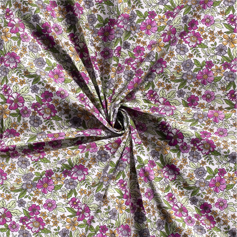 POPLIN MILLE FLEUR 9 FLOWERS