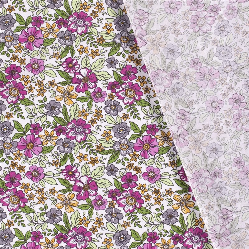 POPLIN MILLE FLEUR 9 FLOWERS
