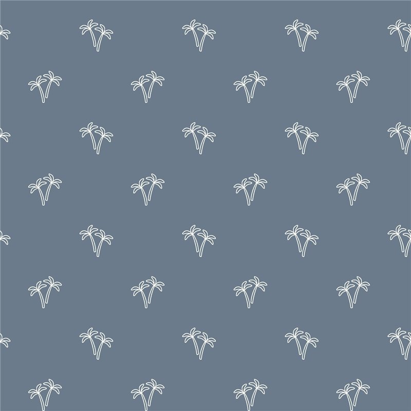 BABY POPLIN PALM TREES