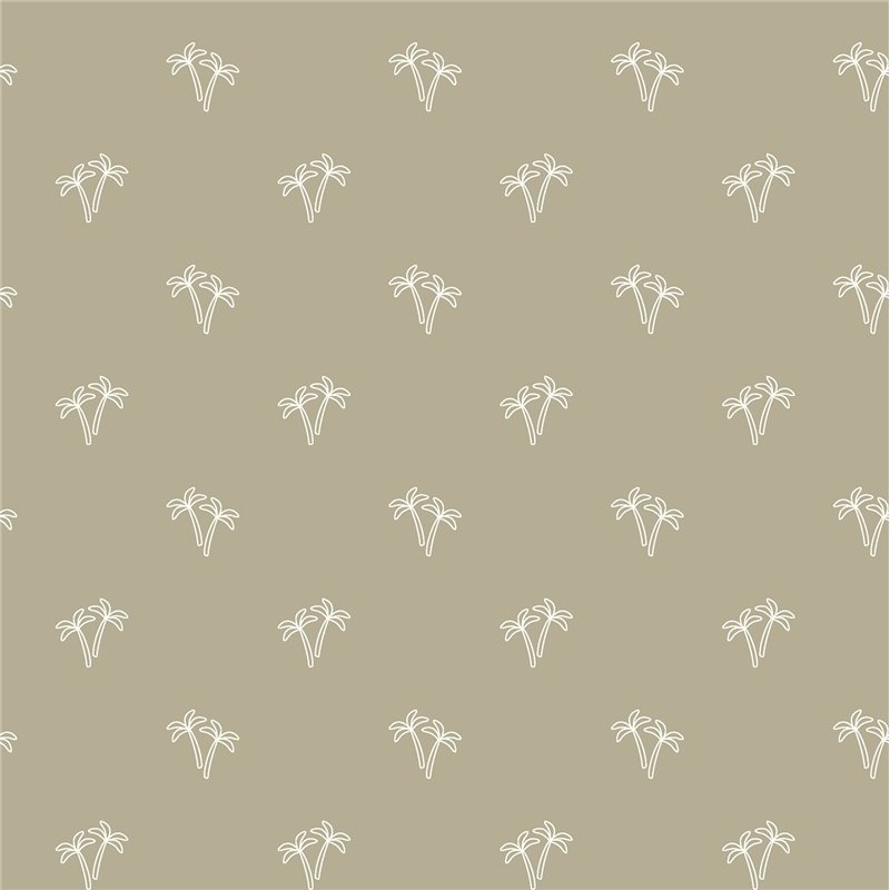 BABY POPLIN PALM TREES