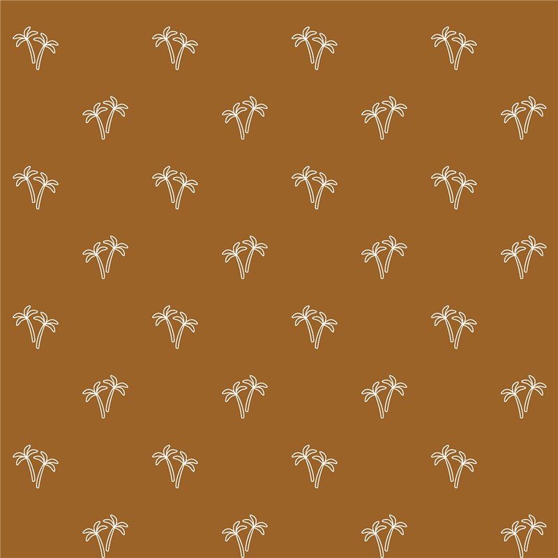 BABY POPLIN PALM TREES