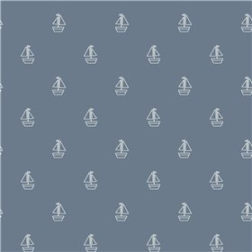 BABY POPLIN SAILBOATS