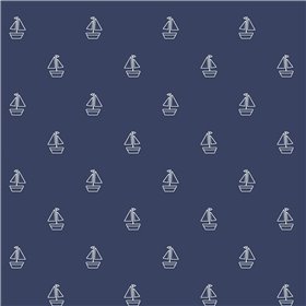 BABY POPLIN SAILBOATS